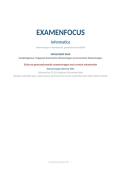 Examenfocus Informatica &vert; UGent