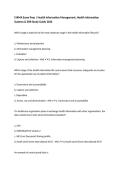 CHIMA Exam Prep &vert; Health Information Management&comma; Health Information Systems & EHR Study Guide 2026