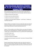 Geri Final Exam Questions Chapters 16&comma; 18&comma; 24&comma; 11 & GA Review with correct answers 100&percnt;