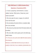 NSG 300 EXAM 3 STUDY GUIDE &vert; COMPLETE PRACTICE QUESTIONS & VERIFIED ANSWERS