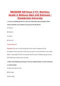 NR 228 Exam 2 V1&ndash;V3 &vert; NR228 Exam 2 V1&ndash;V3 &vert; Nutrition&comma; Health & Wellness &vert; Chamberlain University &vert; Complete Exam Bundle with Detailed Verified Answers