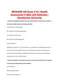 NR 304 Exam 4 V1&ndash;V3 &vert; NR304 Exam 4 V1&ndash;V3 &vert; Health Assessment II &vert; Chamberlain University &vert; Complete Exam Bundle with Detailed Verified Answers