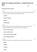 SNCOA Test 1 Questions and Answers &ndash; Complete Practice Test Guide