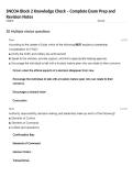 SNCOA Block 2 Knowledge Check &ndash; Complete Exam Prep and Revision Notes