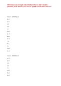 NIH Stroke Scale Group B Patient 1-6 Exam Newest 2026 Complete Questions &vert; With 100&percnt; Correct Answers graded A&plus; Guaranteed Success&excl;&excl;&NewLine;