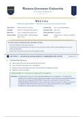 WGU C214 Financial Management OA Exam &lpar;Latest 2026&sol;2027 Update&rpar; &vert; Complete Practice Q&A with Verified Answers and Detailed Rationales &vert; A&plus; Graded &vert; Western Governors University