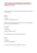 New York State Auto Damage and Theft quiz 17-71 Exam Questions and Answers &lpar;Verified Answers&rpar; &vert;&vert;ACTUAL EXAM 2026 TEST&excl;&excl; Graded A&plus; &vert; 2025&vert;2026 EXAM UPDATE&NewLine;