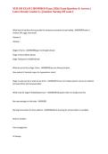 NUR 185 EXAM 2 HONDROS Exam &lpar;2026&rpar; Exam Questions & Answers &vert; Latest Already Graded A&plus; &vert;&vert; hondros Nursing 185 exam 2&NewLine;