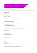 SC&colon; A&B -PRACTICE BIOLOGICAL Latest Exam With 100&percnt; Correct Answers 2026-2027 Updated&period;