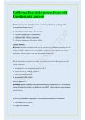 California Household movers Exam with Questions and Answers