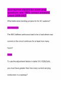 Journeyman electrician exam prep questions and 100&percnt; correct answers&vert; Latest 2026-2027