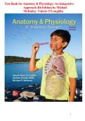 Test Bank for Anatomy & Physiology&colon; An Integrative Approach 4th Edition by McKinley & O'Loughlin