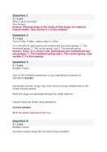 BIOD 102&vert; Module 5 exam&vert; With complete Questions and answers &vert; Updated RATED A&plus; &vert; 100&percnt; CORRECT&vert; Portage Learning