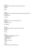 BIOD 102&vert; A&P2 Module 1-4 Exam&vert; Module 1-6 exam&vert; Lab 1-6 exams&vert; Package Deal &vert; Updated RATED A&plus; &vert; 100&percnt; CORRECT&vert; Portage Learning&vert; ALL EXAMS