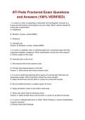 ATI Peds Proctored Exam Questions and Answers &lpar;100&percnt; VERIFIED&rpar; 2026&sol;2027