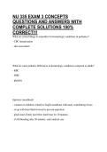 NU 335 EXAM 3 CONCEPTS QUESTIONS AND ANSWERS WITH COMPLETE SOLUTIONS 100&percnt; CORRECT&excl;&excl;&excl;