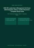 HESI RN Leadership & Management Exit Exam 2026&sol;2027 &ndash; Complete Exam-Style Questions &vert; 100&percnt; Verified &vert; Detailed Rationales &ndash; Pass Guaranteed &ndash; A&plus; Graded&NewLine;&NewLine;