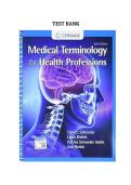 Medical Terminology for Health Professions&comma; Spiral Bound Version &lpar;9th Edition&rpar; by Ann Ehrlich&comma; Carol Schroeder&comma; Laura Ehrlich & Katrina Schroeder&comma; complete test bank