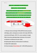 NURS 5315 &ndash; ADVANCED PATHOPHYSIOLOGY &NewLine;EXAM 3 &lpar;UTA&rpar; &ndash; ACTUAL EXAM 2026 &NewLine;180 Case-Based Questions with Correct Correct Answers & &NewLine;Rationales80 Questions with Correct Answers and Rationales&vert; &NewLine;GAURANTEED PASS WITH 70&plus; TEST BANK QUESTIONS 2026 &NewLine;CARRICULUM