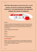 AHIP FWA & CMS Compliance Practice Exam &lpar;Part 1 of 6&rpar; 80 &NewLine;Questions with Answers and Rationales&vert; GAURANTEED &NewLine;PASS WITH 70&plus; TEST BANK QUESTIONS 2026 CARRICULUM &NewLine;VERRIFIED TEST INSTANT PDF DOWNLOAD 