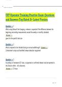 UST Operator Training Practice Exam Questions and Answers Top Rated A&plus; Latest Version 