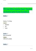 NYS Court Officer Academy Exam 1 Questions and Answers Latest Version Top Rated A&plus;