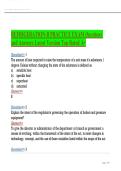 REFRIGERATION-B PRACTICE EXAM Questions and Answers Latest Version Top Rated A&plus;&period;