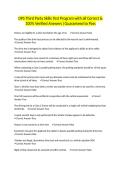 DPS Third Party Skills Test Program with all Correct & 100&percnt; Verified Answers &vert;Guaranteed to Pass