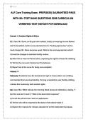 ALF Core Training Exam&colon; PREP&vert;2026&vert; GAURANTEED PASS &NewLine;WITH 80&plus; TEST BANK QUESTIONS 2026 CARRICULUM &NewLine;VERRIFIED TEST INSTANT PDF DOWNLOAD
