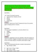 PCA Insects Test Questions and Correct Answers Latest Version Top Rated A&plus;