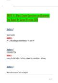 APHY 101 Final Exam Questions and Answers Top Rated A&plus; Latest Version 2026&period;