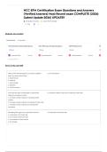 NCC EFM Certification Exam Questions and Answers &lpar;Verified Answers&rpar; Most Recent exam COMPLETE &lpar;2026&rpar; &lpar;Latest Update 2026&rpar; UPDATE&excl;&excl;