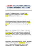 ILTS 305 Practice Test with Verified Solutions &ndash; Complete Exam Prep