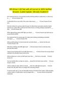 DPS Driver's ED Test with all Correct & 100&percnt; Verified Answers &vert;Latest Update &vert;Already Graded A&plus;