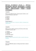 DENTAL MATERIALS EXAM 1 &vert; DENTAL&NewLine;HYGIENIST&vert; DENTAL HYGIENIST &vert; LATEST&NewLine;2025-2026 QUESTION AND CORRECT ANSWER&NewLine;WITH&NewLine;EXPLANATION