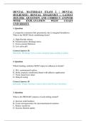 DENTAL MATERIALS EXAM 2 &vert; DENTAL&NewLine;HYGIENIST&vert; DENTAL HYGIENIST &vert; LATEST&NewLine;2025-2026 QUESTION AND CORRECT ANSWER&NewLine;WITH&NewLine;EXPLANATION