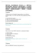 DENTAL MATERIALS EXAM 4 &vert; DENTAL&NewLine;HYGIENIST&vert; DENTAL HYGIENIST &vert; LATEST&NewLine;2025-2026 QUESTION AND CORRECT ANSWER&NewLine;WITH&NewLine;EXPLANATION