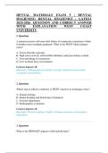 DENTAL MATERIALS EXAM 5 &vert; DENTAL&NewLine;HYGIENIST&vert; DENTAL HYGIENIST &vert; LATEST&NewLine;2025-2026 QUESTION AND CORRECT ANSWER&NewLine;WITH&NewLine;EXPLANATION
