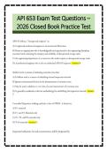 API 653 Exam Test Questions &ndash;&NewLine;2026 Closed Book Practice Test 