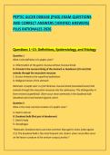 PEPTIC ULCER DISEASE &lpar;PUD&rpar; EXAM QUESTIONS &NewLine;AND CORRECT ANSWERS &lpar;VERIFIED ANSWERS&rpar; &NewLine;PLUS RATIONALES 2026 