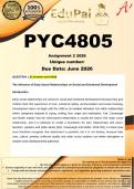 PYC4805 Assignment 2 &lpar;COMPLETE ANSWERS&rpar; 2026 - DUE June 2026