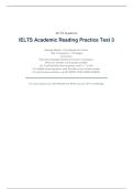 IELTS Academic Reading Practice Test &mdash; 3 Passages&comma; 40 Questions &plus; Full Answer Key