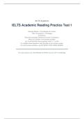 IELTS Academic Reading Practice Tests 1&ndash;3 &mdash; Complete Pack&comma; 120 Questions &plus; Answer Keys