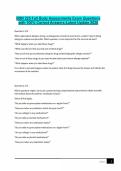 BSN 225 Full Body Assessments Exam Questions with 100&percnt; Correct Answers-Latest Update 2026