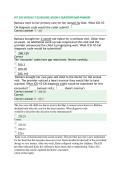 HIT 205 MODULE 7 GUIDELINE LESSON 3 QUESTIONS AND ANSWERS