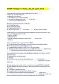 AORN Perioperativer 101 Final Exam  questions and answers 2026 027