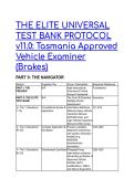 2026&sol;2027 Elite Universal Test Bank&colon; Tasmania Approved Vehicle Examiner &lpar;Brakes&rpar; &vert; 20&plus; Question Mastery Assessment
