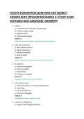 DEVOPS EXAMINATION QUESTIONS AND CORRECT &NewLine;ANSWER WITH EXPLANATION GRADED A&plus; STUDY GUIDE