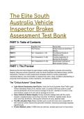 2026&sol;2027 Elite South Australia Vehicle Inspector Brake Assessment Test Bank &vert; 20&plus; S-Tier MCQs &vert; NHVIM & SA Regulatory Mastery