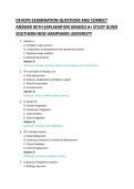 DEVOPS EXAMINATION QUESTIONS AND CORRECT &NewLine;ANSWER WITH EXPLANATION GRADED A&plus; STUDY GUIDE